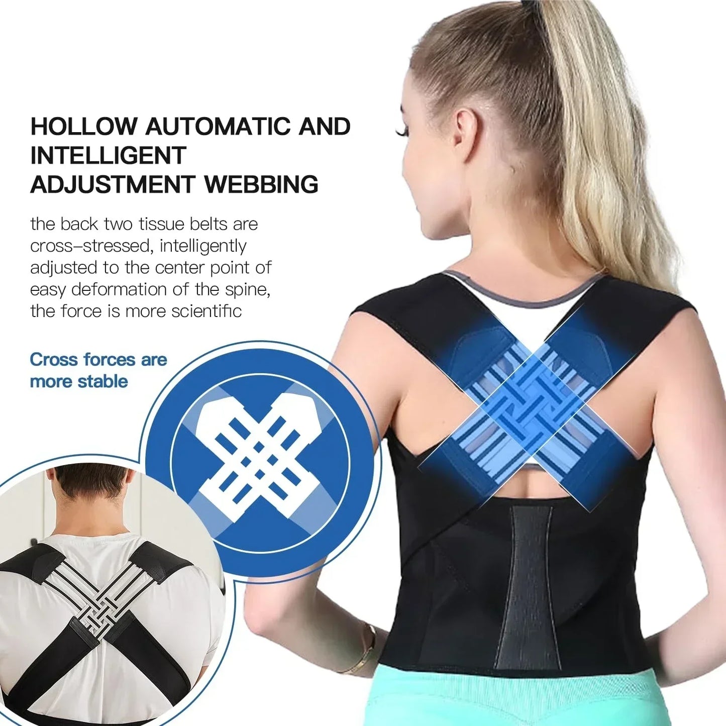 VELVET VOGUE™-Posture Corrector Brace for Men and Women