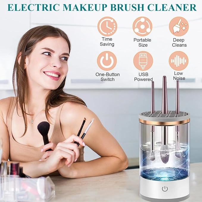 VELVET VOGUE™-Electric Makeup Brush Cleaner