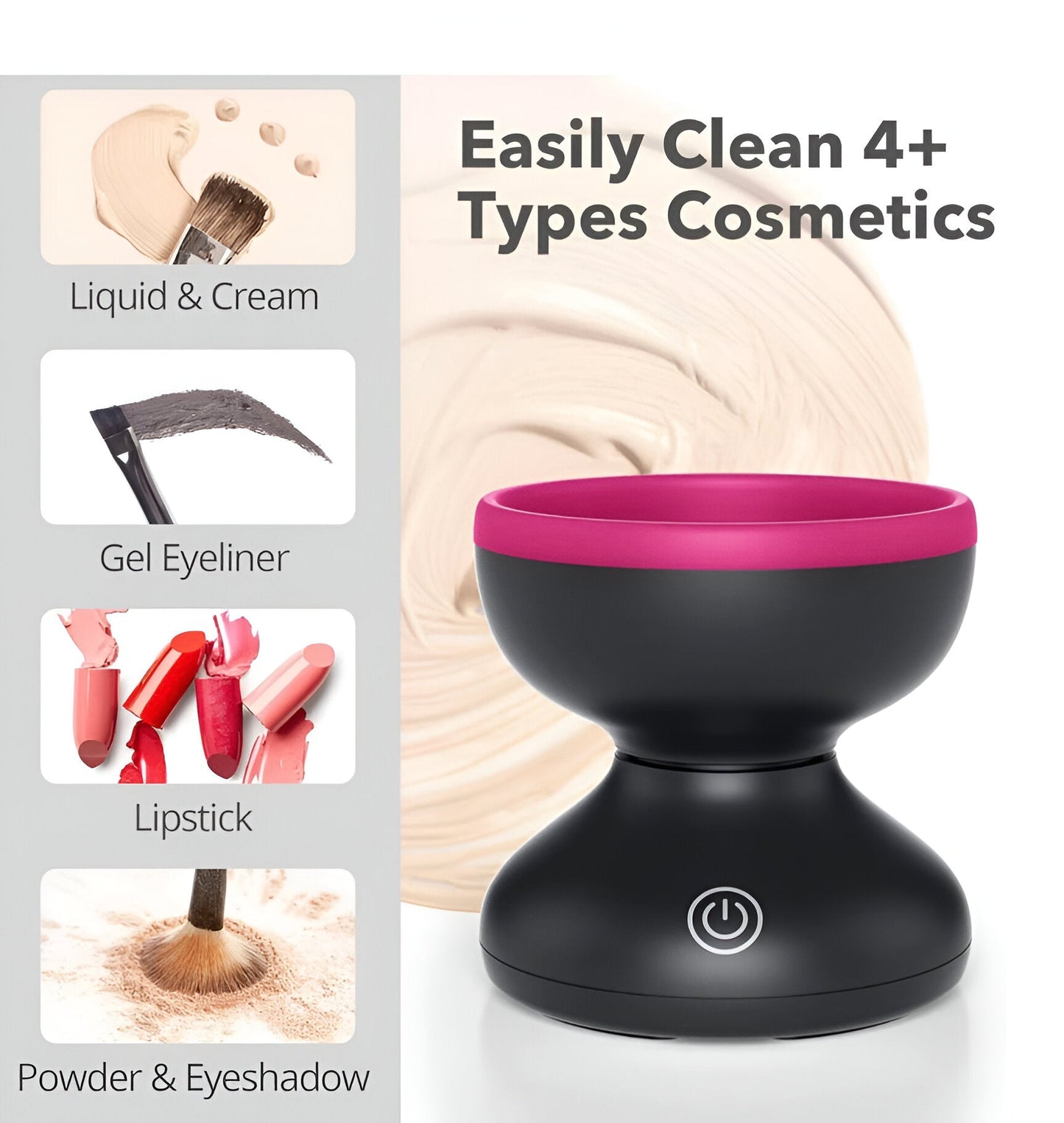 VELVET VOGUE™-Electric Makeup Brush Cleaner Ultra